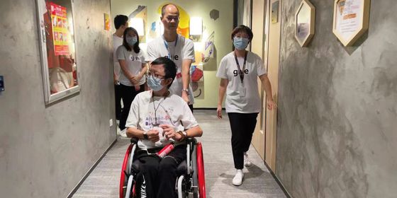 Yiming visiting Microsoft Shenzhen